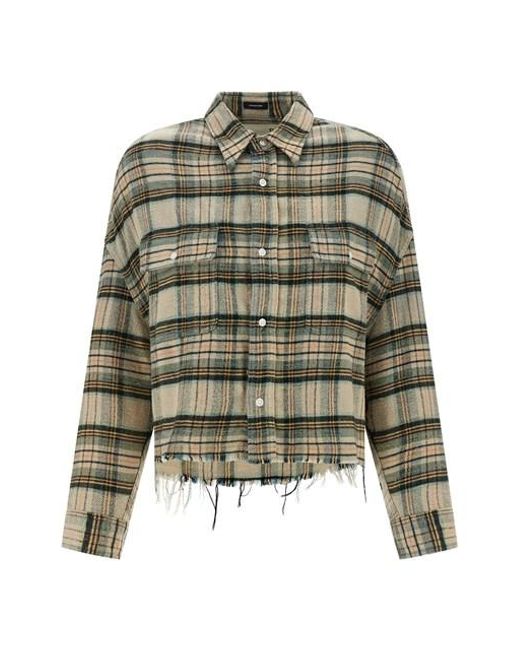 Camicia Frange di R13 in Green