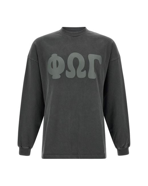 Fear Of God Gray 'merch' T-shirt for men