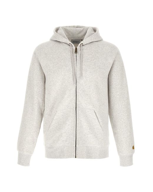 Carhartt White 'chase' Hoodie for men