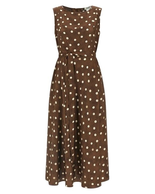 Max Mara Natural 'Smmmartina' Midi Dress