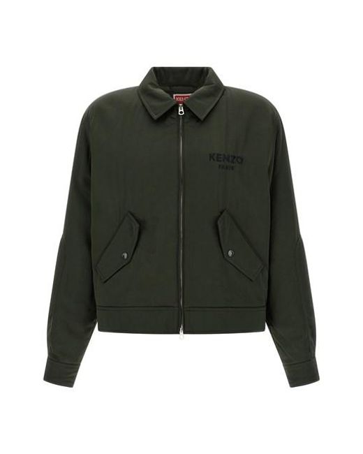 KENZO Green 'boke Flower' Blouson for men