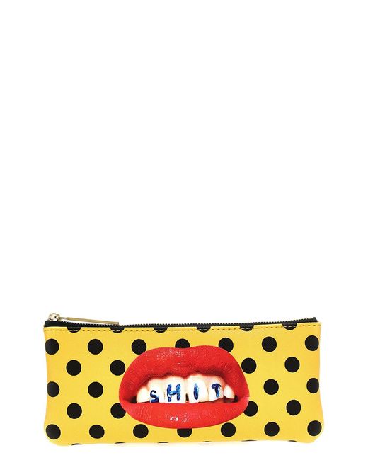 Seletti Multicolor 'shit' Semens X Toiletpaper Clutch