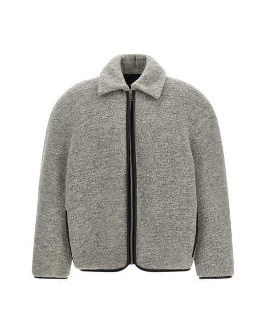 J.W. Anderson Gray 'contrast Trim Casual' Jacket for men