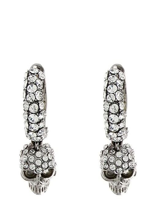 Skull Earrings Gioielli-Donna di Alexander McQueen in Multicolor
