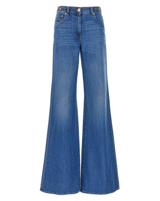 Versace Blue Ausgestellte Jeans