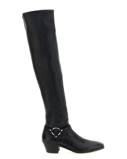 Tom Ford Black Cuissarde Boots