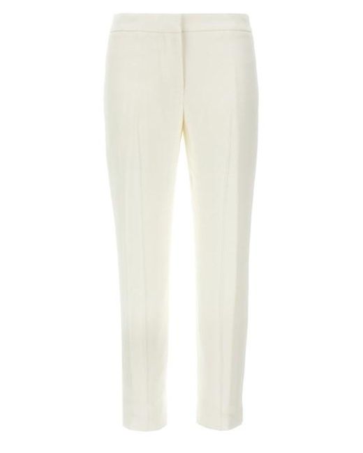 Alexander McQueen White Mcqueen Crepe Pants