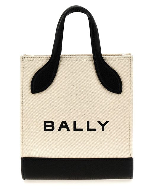 Bally Black 'bar Mini Keep On' Shopping Bag