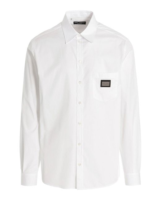 Dolce & Gabbana White 'martini' Shirt for men