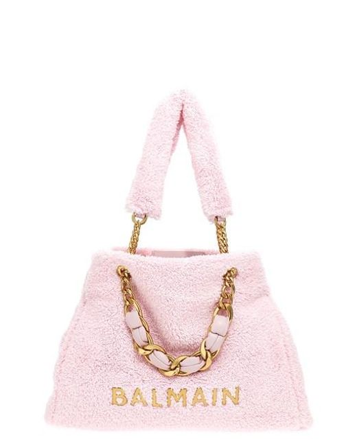 Balmain Pink '1945' Shopping Bag