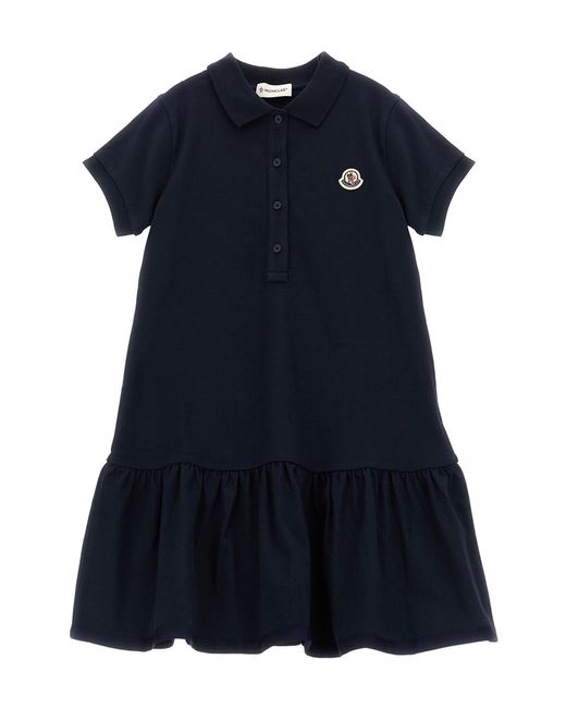 Moncler Blue Polo Dress