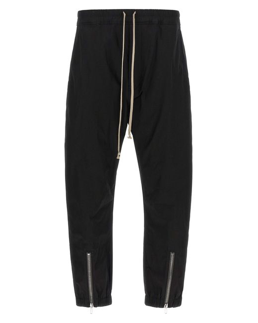Rick Owens Black 'tecuatl Track' Pants for men
