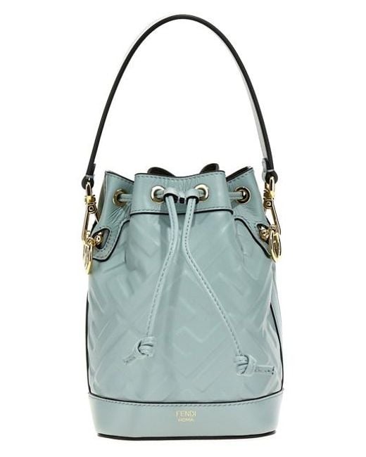 Fendi Blue 'mon Tresor' Mini Handbag
