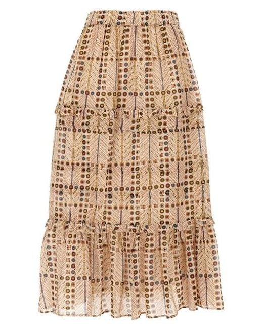 Isabel Marant Natural 'Diya' Skirt