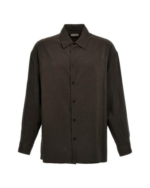 Lemaire Black 'twisted' Shirt for men