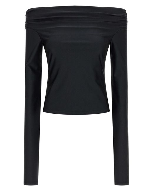 ANDAMANE Black 'wallis' Top