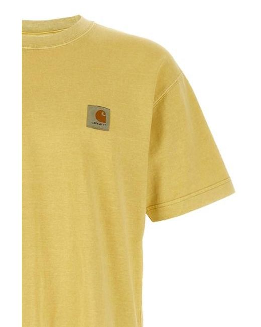 T-Shirt 'Nelson' di Carhartt in Yellow da Uomo