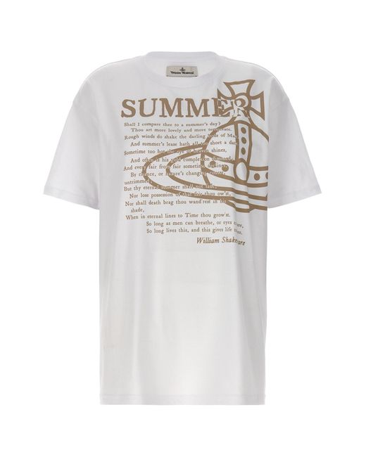 Vivienne Westwood White 'summer' T-shirt
