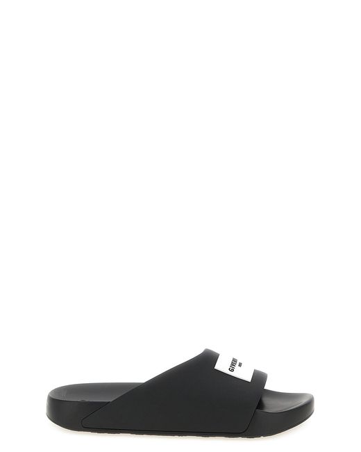 Givenchy Black 'label' Mules