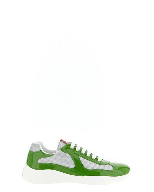 Prada Green ' America's Cup' Sneakers for men
