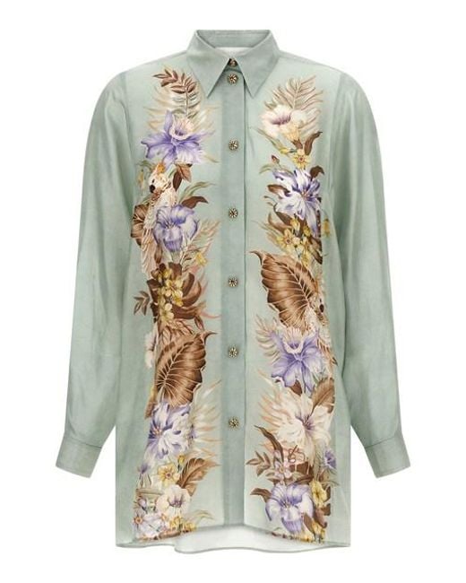 Zimmermann Gray 'coco' Shirt