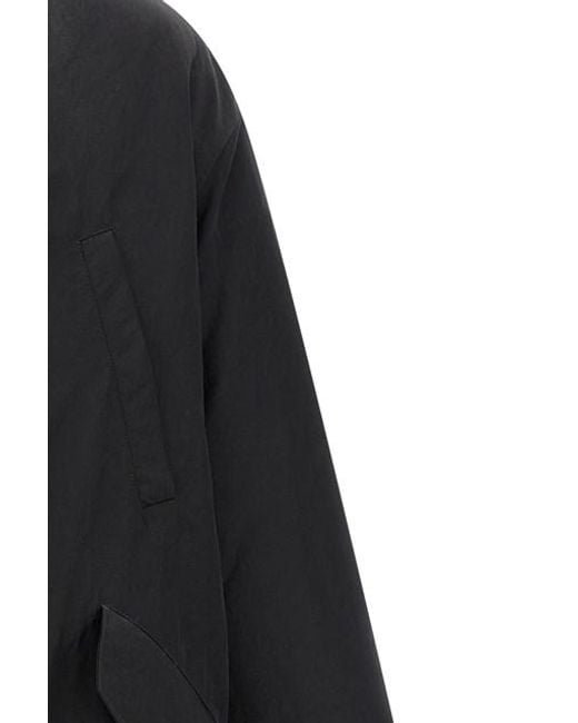 Parka Lungo di AMI in Black da Uomo