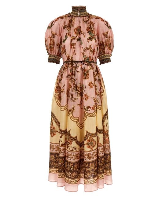 Zimmermann Brown 'aster' Dress