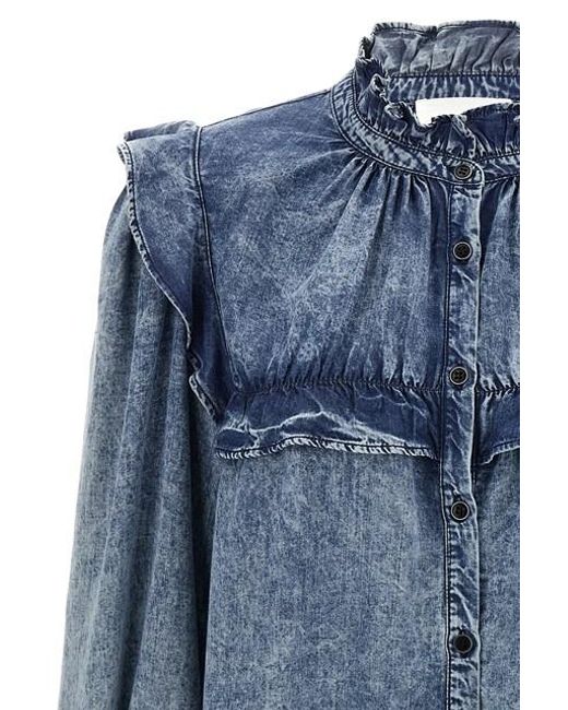 Camicia 'Idety' di Isabel Marant in Blue