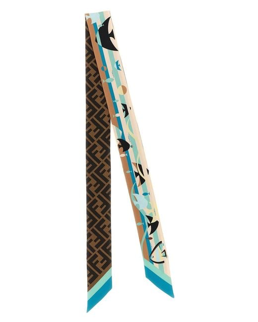 Fendi Green Double-sided 'wrappy' Bandeau