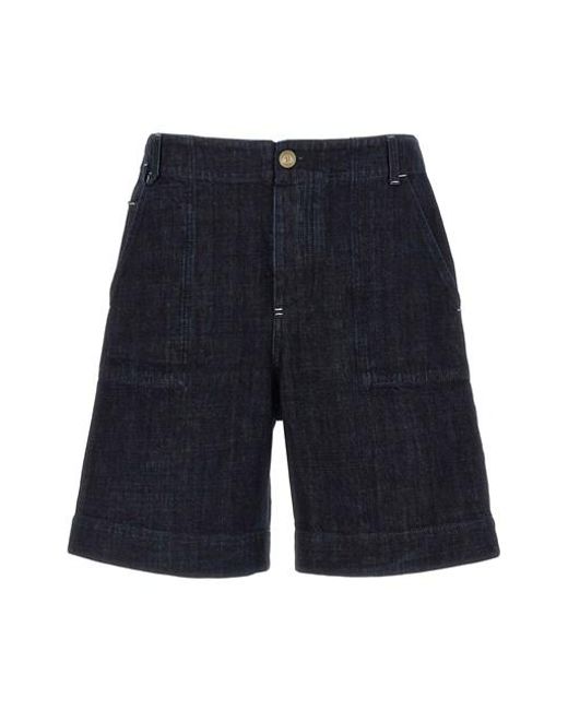 Jacquemus Blue 'le Short De-nîmes' Bermuda Shorts for men