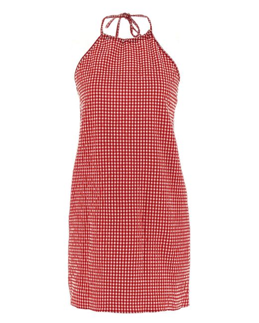Hunza G Red 'vichy' Dress