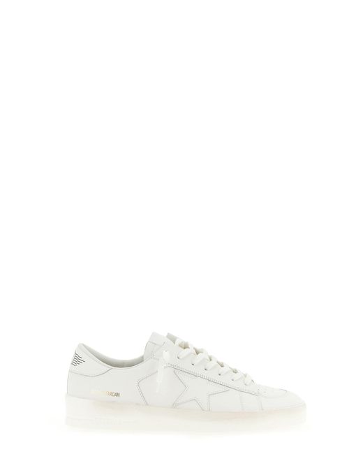 Golden Goose Deluxe Brand White 'stardan' Sneakers for men