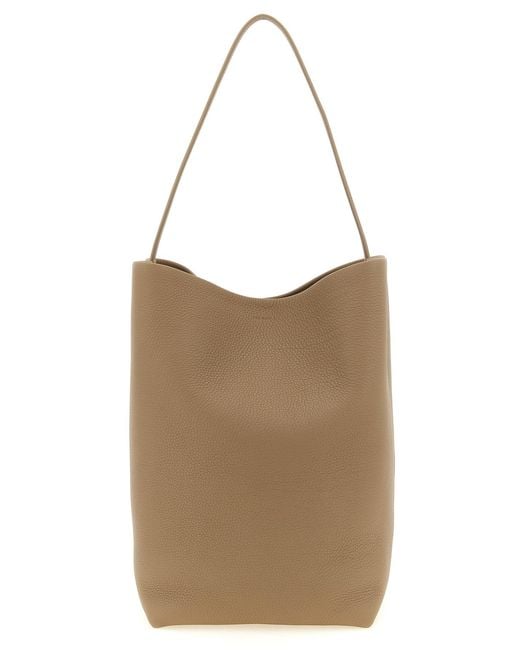 The Row Brown 'park N/s' Large Shopping Bag
