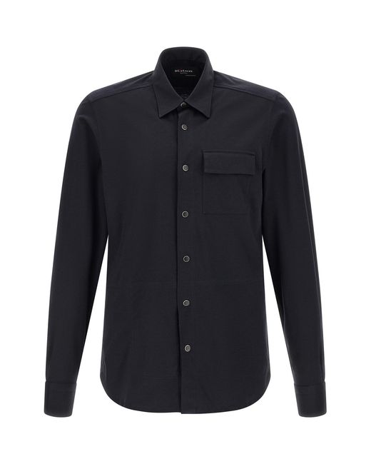 Kiton Blue 'buba' Shirt for men