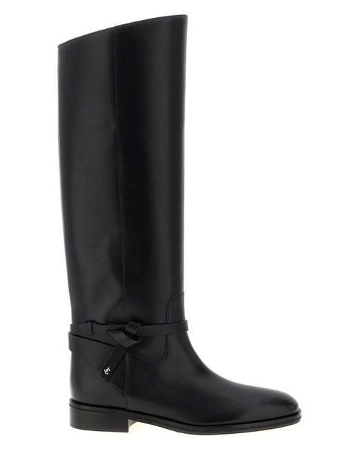 Jimmy Choo Black 'Lawton' Boots