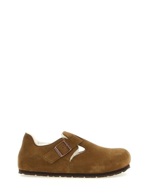 Birkenstock Brown 'london' Sabots