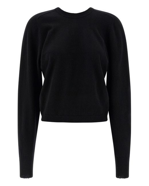 Maison Margiela Black 'four Stitches' Sweater