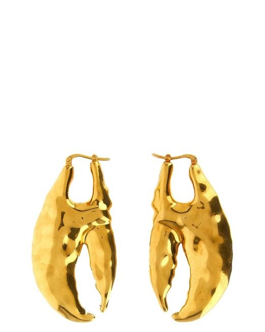 Jacquemus Metallic 'les Boucles Homard' Earrings
