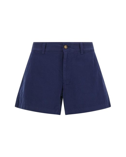 Polo Ralph Lauren Blue Cotton Chino Shorts
