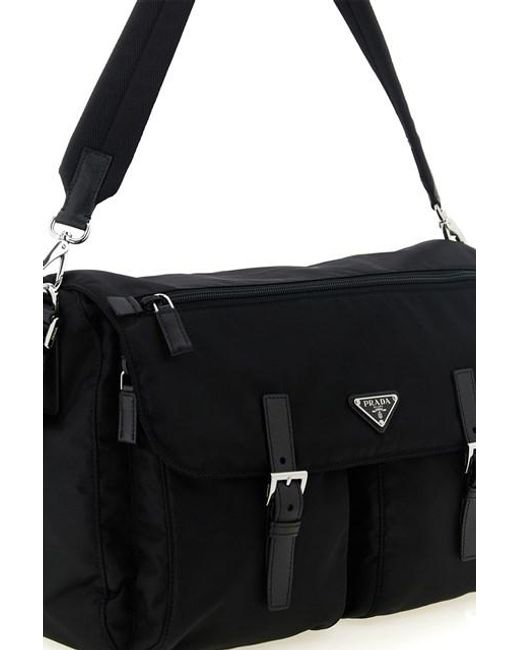 Tracolla Re-Nylon di Prada in Black da Uomo