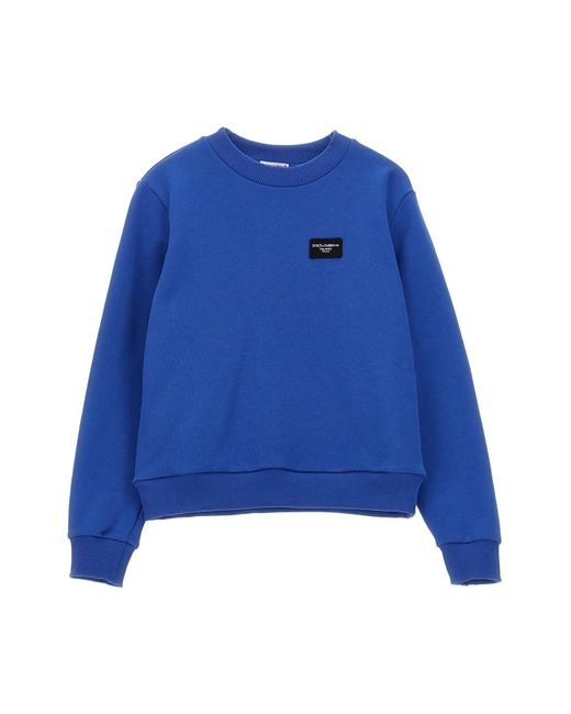 Dolce & Gabbana Sweatshirt Mit Logo in Blue für Herren