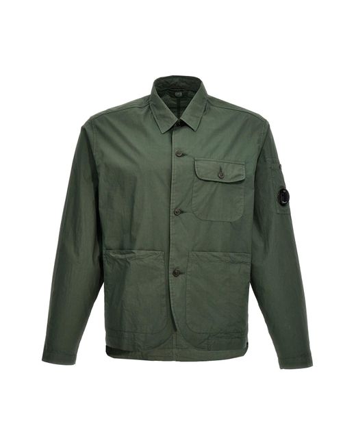 C P Company Hemd "Workwear" in Green für Herren