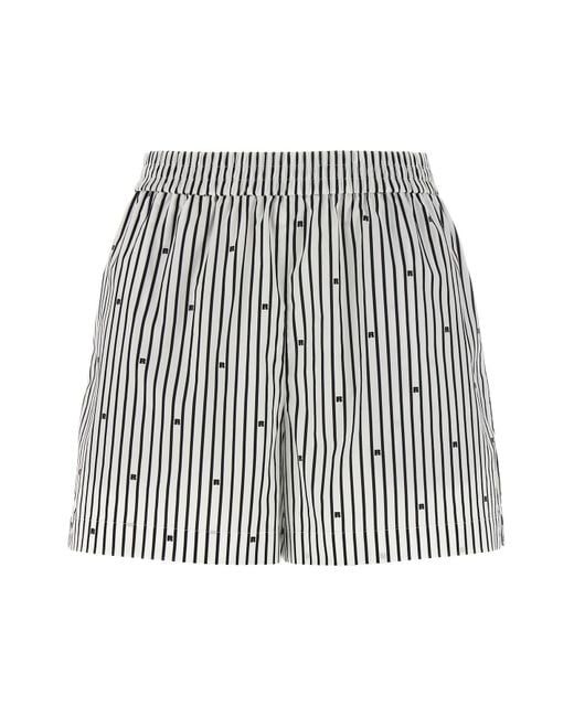 ROTATE BIRGER CHRISTENSEN Multicolor Short Stripes