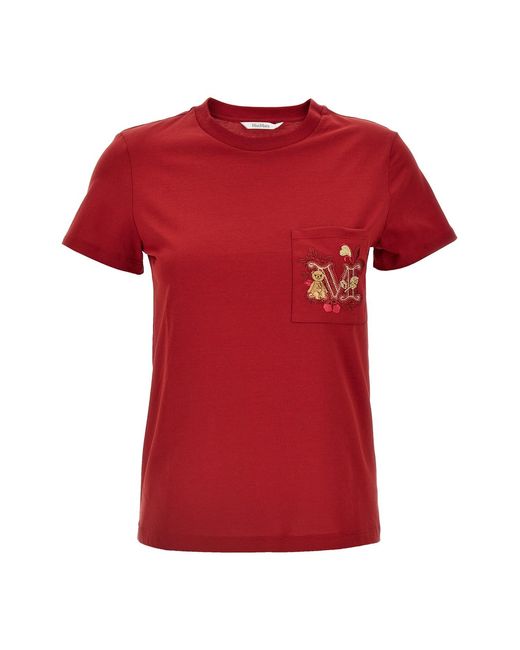 Max Mara Red Nunzio Top