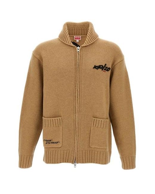 KENZO Natural ' X Futura 2000' Cardigan for men