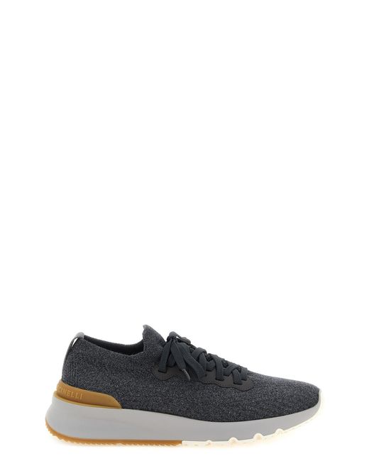 Brunello Cucinelli Black 'runners' Sneakers for men