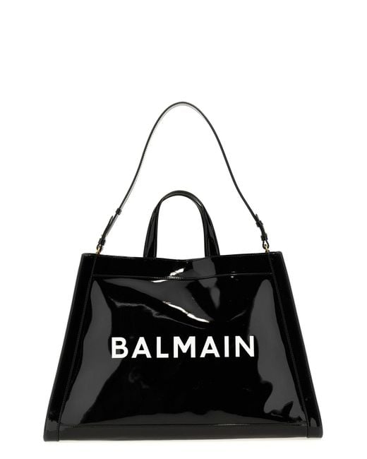 Balmain Black 'olivier's Cabas' Shopping Bag