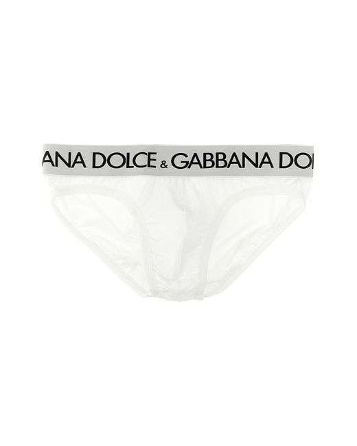 Dolce & Gabbana White 'midi' Briefs for men