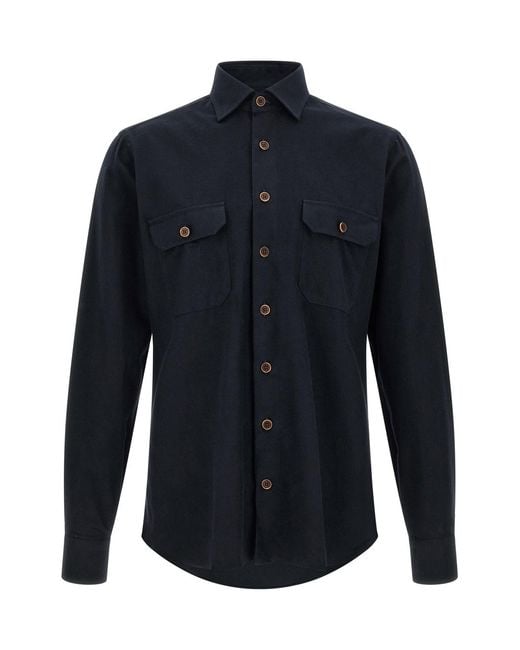 Borriello Blue 'paul' Shirt for men