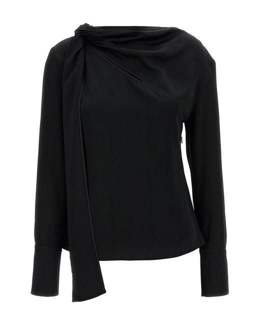 Givenchy Black Viscose Blouse